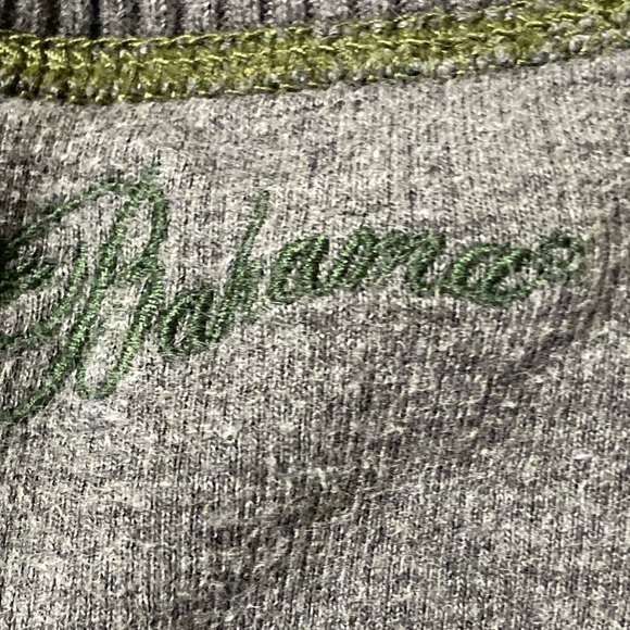 Tommy Bahama Quarter Zip Mock Turtleneck Reversible Gray Olive Green Men’s Large - Picture 8 of 8